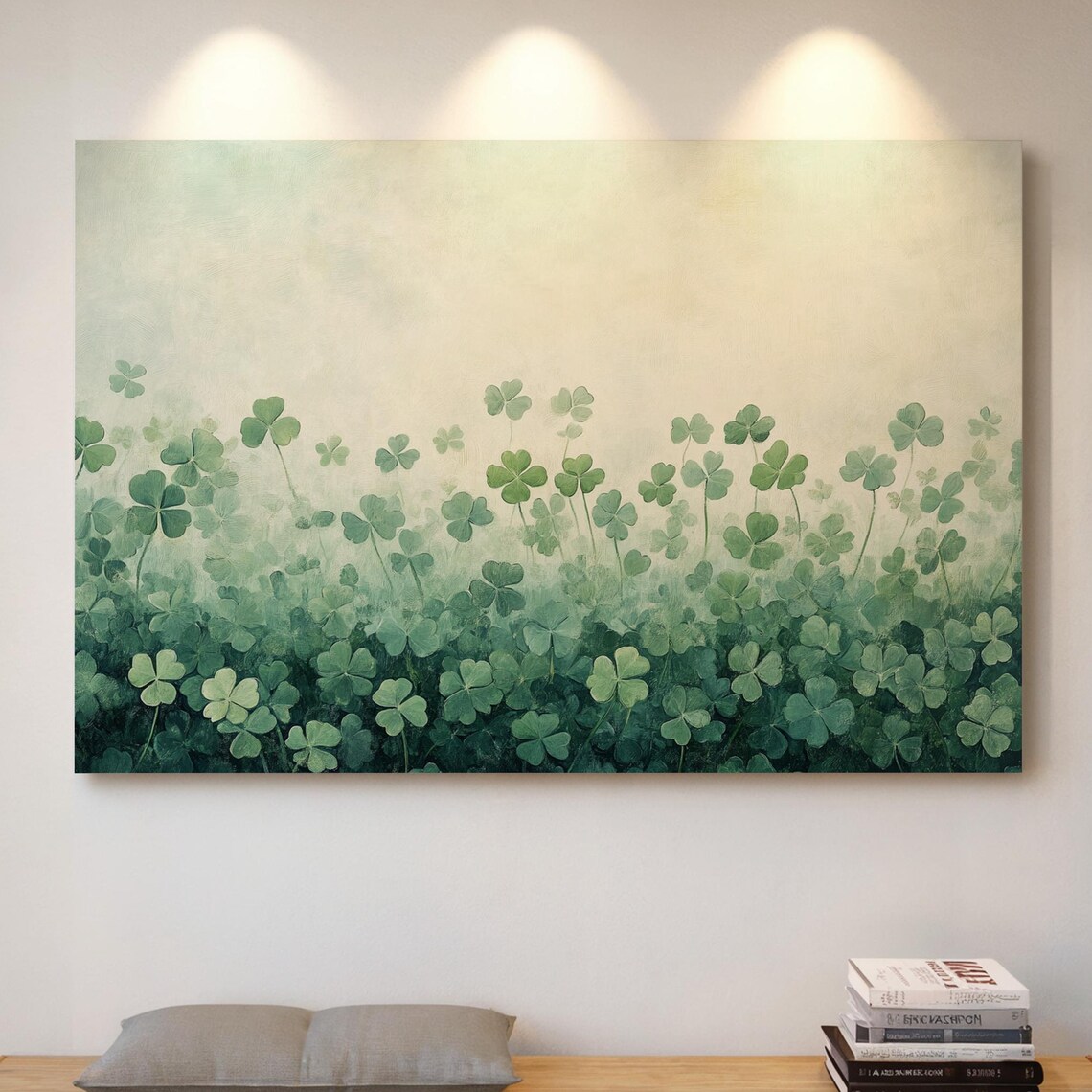 Shamrock Field, Nature Inspired Art Print