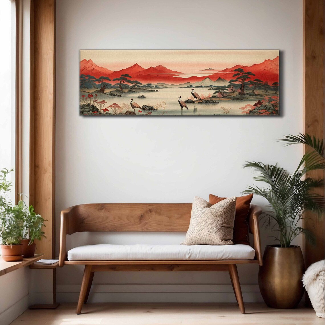 Vintage Japanese Wall Art, Horizontal Art Print - Image 4