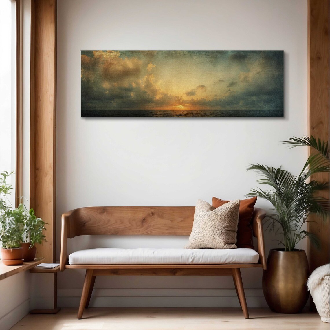 Moody Seascape Abstract Print, Minimalist Boho - Image 4