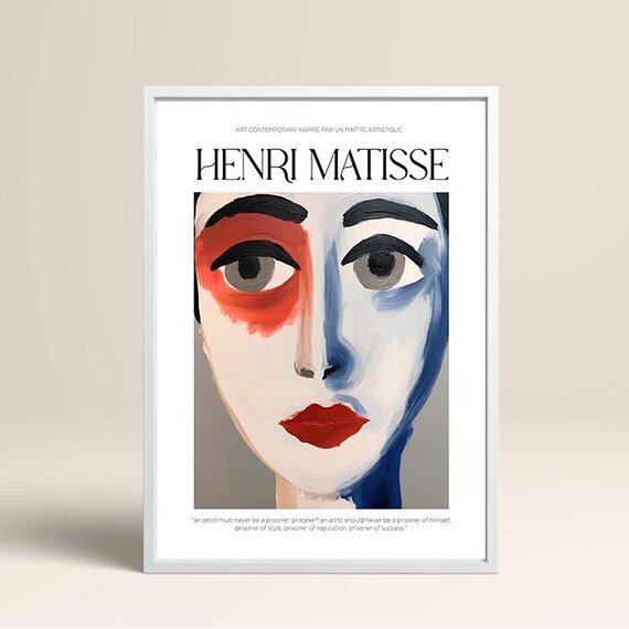 Modern Gallery Wall Art Wall Art Eclectic Gallery Set Maximalist Wall Art Trendy Prints Matisse Exhibition Poster