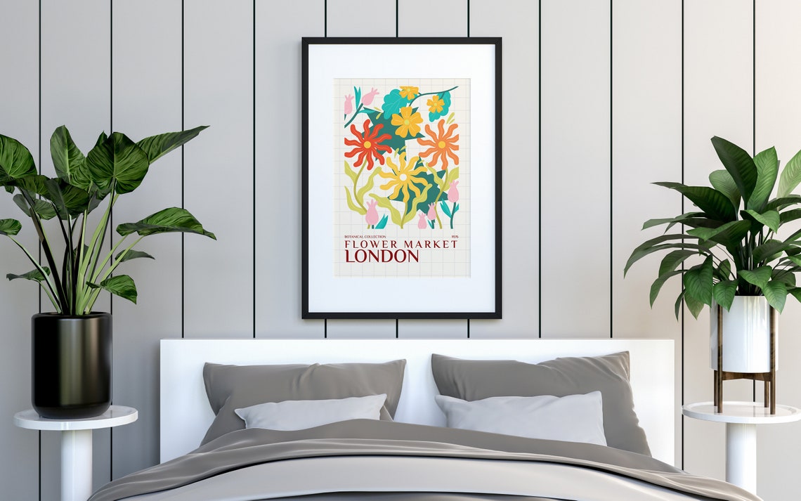 London Flower Market Botanical Collection Bright Bloom Poster - Image 2