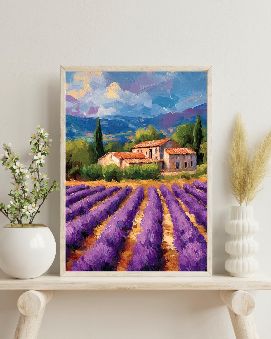 Provence Traditional Travel Poster, France Art