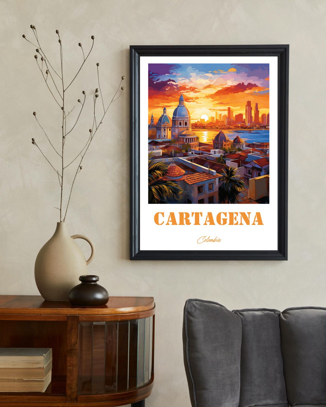 Cartagena, Colombia Travel Poster - Image 2