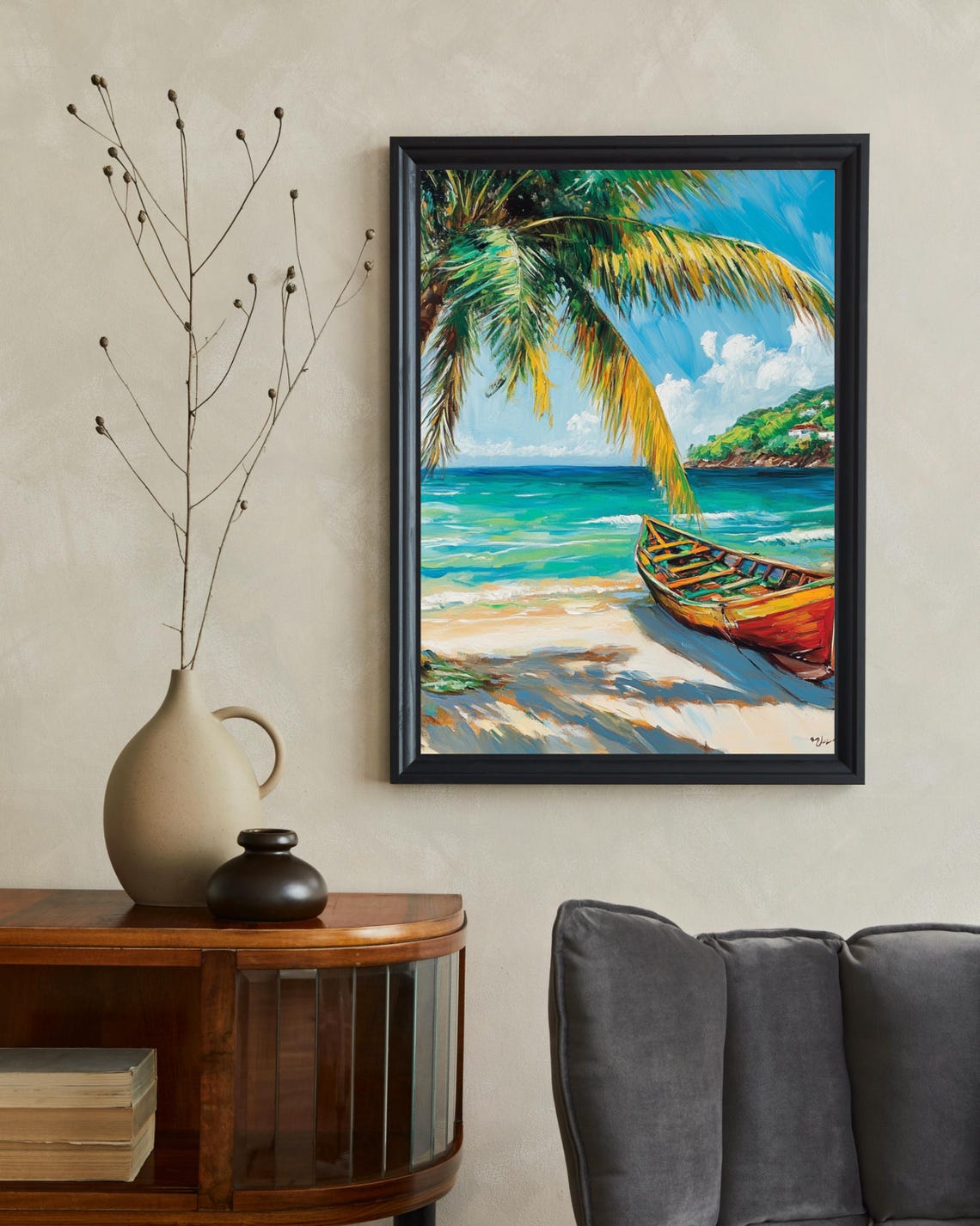 Montego Bay Travel Poster, Jamaica Caribbean - Image 2