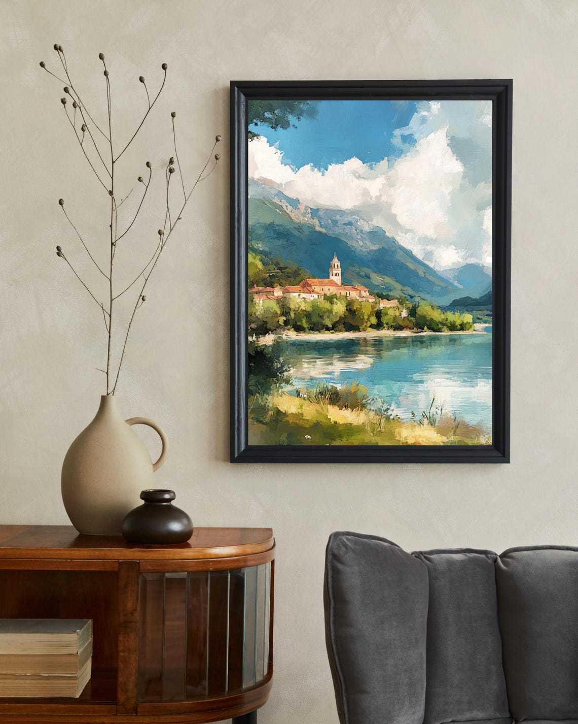 Lake Of Sainte Croix, French Lake Travel Poster - Image 2