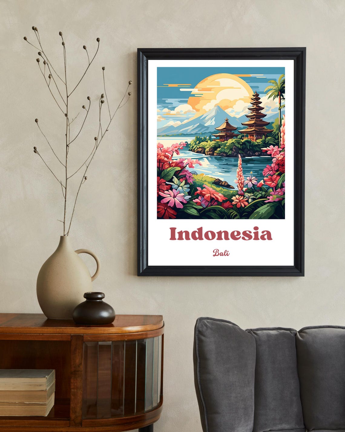 Bali Traditional Travel Poster, Wedding Gift - Image 2