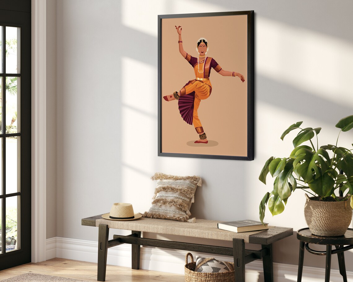 Bharatanatyam Dancer - Indian Art - Image 2