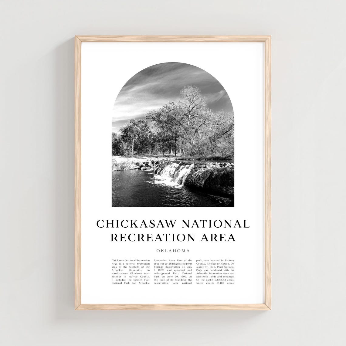 Chickasaw National Recreation Area Oklahoma Springs Photo Poster