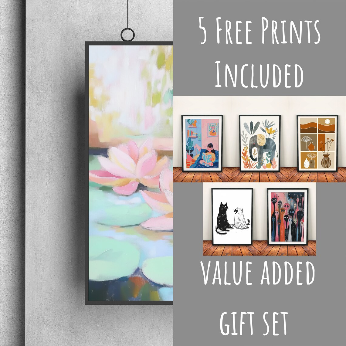 Lily Of The Valley Chinoiserie Nature Wall Art Landscape Oil Painting Porch Decor Garden Decor Wall Art Print - Image 3