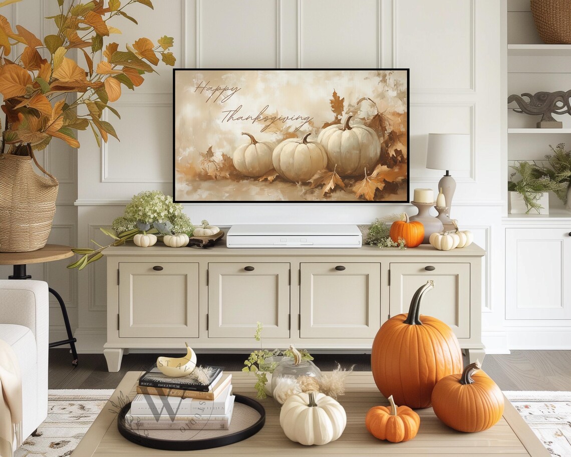 Thanksgiving Textured Art, Fall Wall Art Print - Image 5
