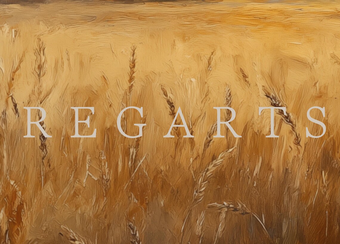 Golden Retriever Painting Dog In Wheat Field Sunset Art Print - Image 5