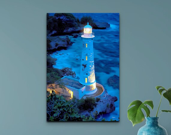 Lighthouse Nautical Art, Ocean Art Print
