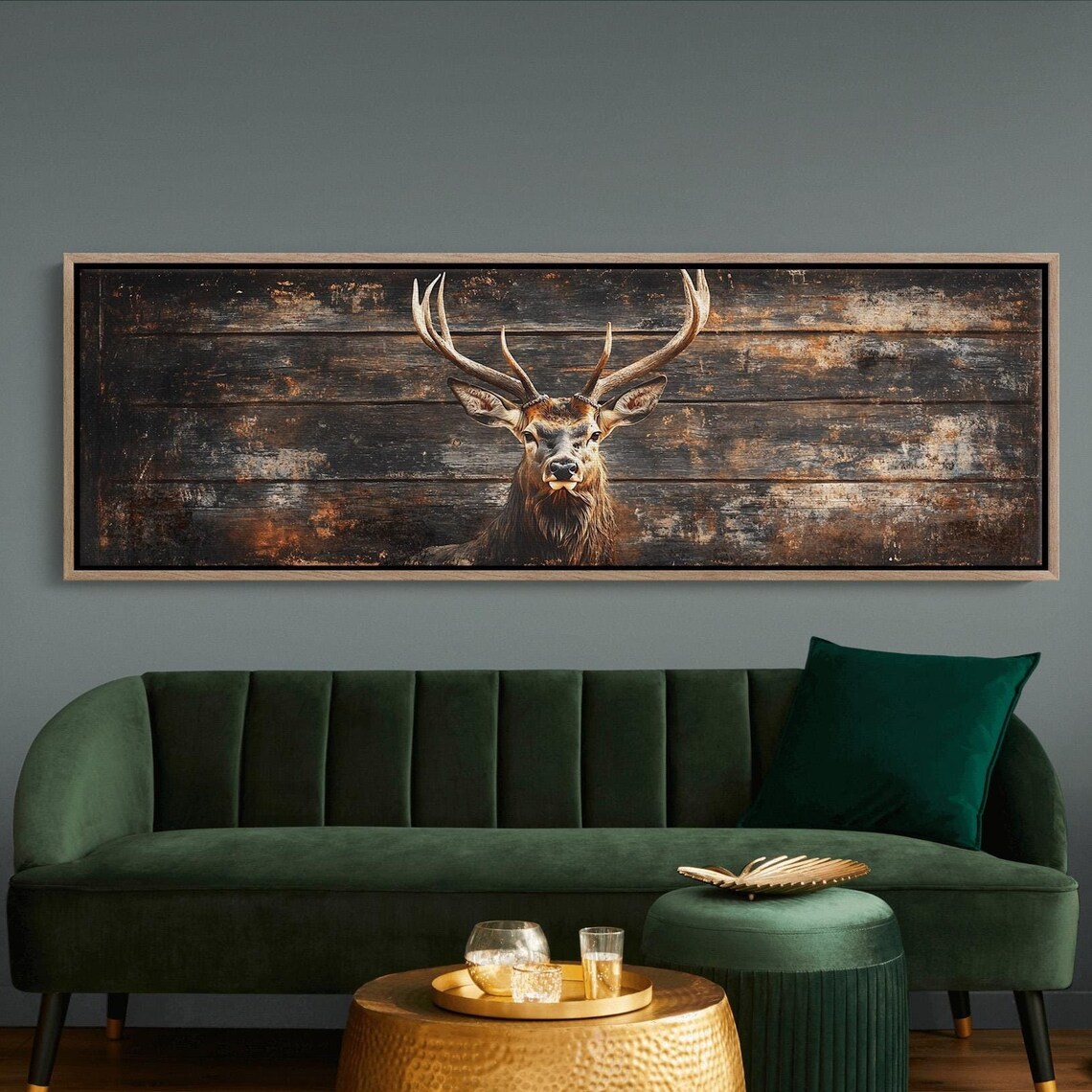 Rustic Buck Art Print, Lodge and Cabin Decor - Image 7