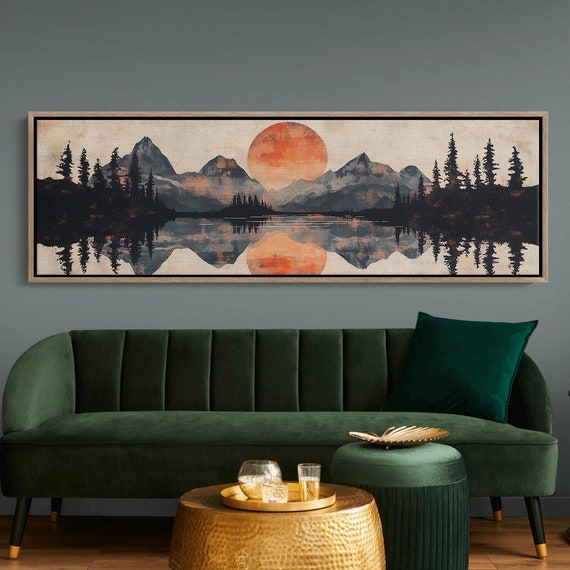 Mount Rainier Sunset Reflection, Scenic Landscape