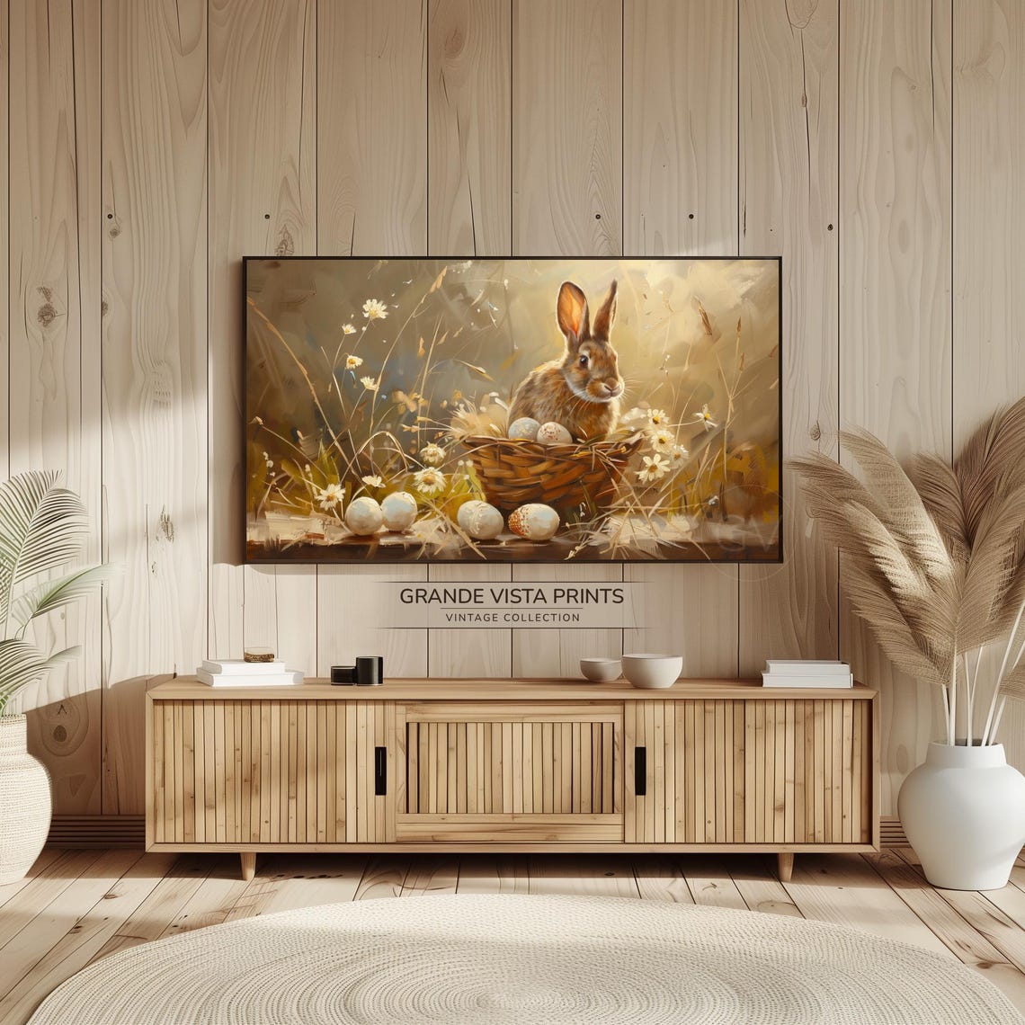 Easter Bunny Wallpaper, Easter Decor - Image 2