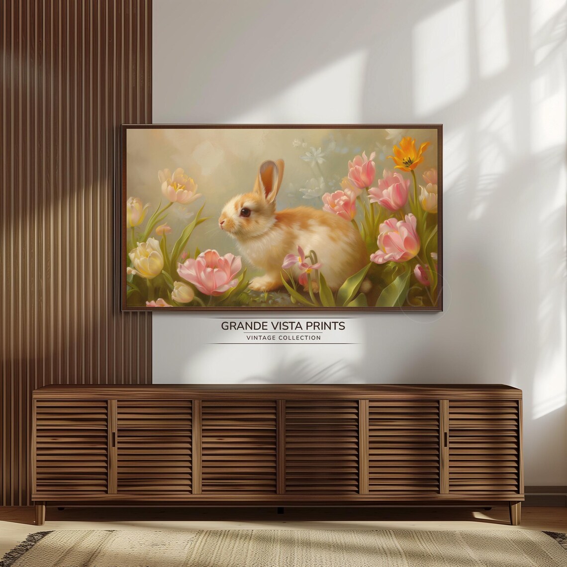 Easter Bunny Wallpaper, Easter Painting Background - Image 3
