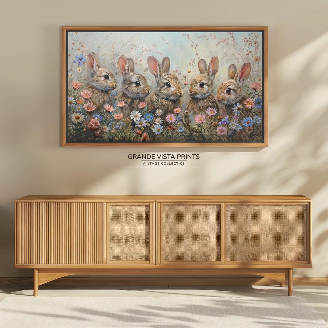 Five Little Rabbits Easter Home Decor - Image 4