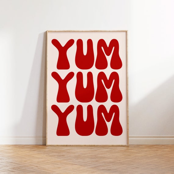 Kitchen Print Trendy Quote Poster For Kitchen Typography Print For Food Lovers Cute Cooking Wall Art Bar Cart Print Instant