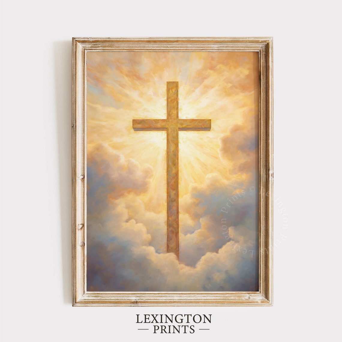 Vintage Christian Wall Art Christian Cross Art Art Christian Print Oil Painting Religious Art Christian Painting Jesus Art 379 - Image 8