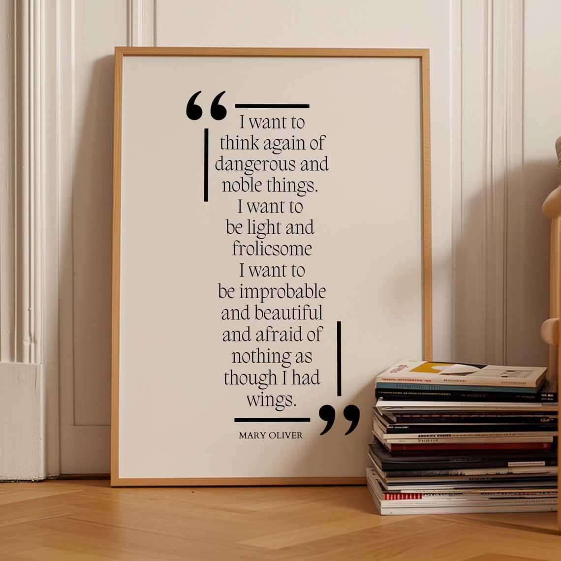 Light And Frolicsome Quote Wall Decor Inspirational Art Wall Art Booklover Affirmation Wall Art Gift For Reader