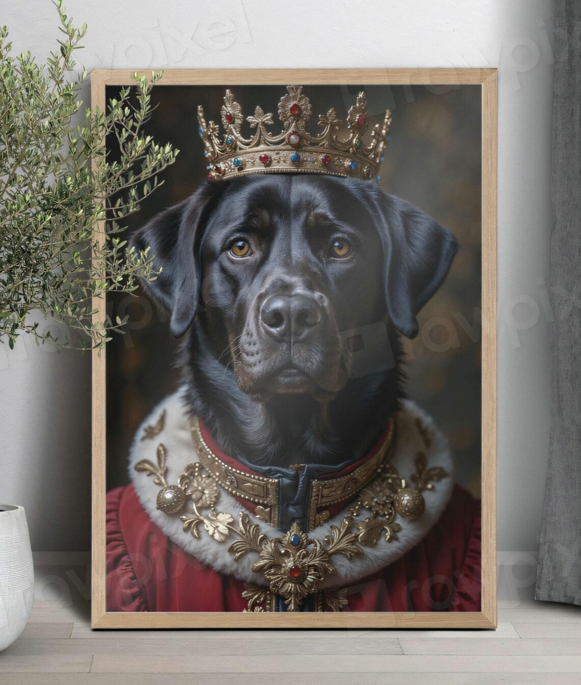 Labrador Retriever Dog Print, Animal Wall Art