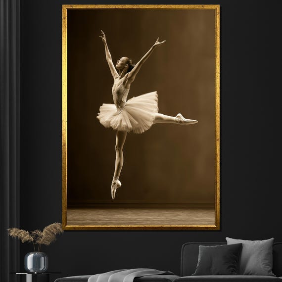 Fiery Passion Dance Painting Devil And Lady Wall Art Gothic Romantic Decor Unique Gift For Art Lovers