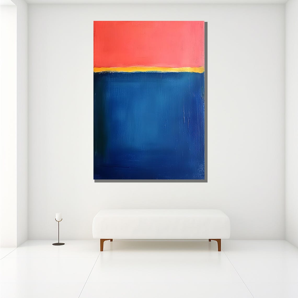 Mark Rothko Striking Red Yellow Blue Bold Primary Color Field Print - Image 2