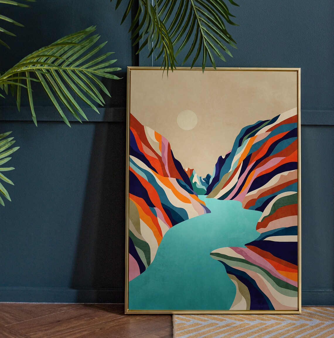 Water Is Life Art Print, Abstract Statement Piece - Image 3