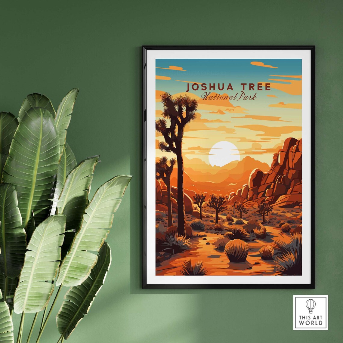 Joshua Tree Travel Poster, National Parks Decor - Image 2
