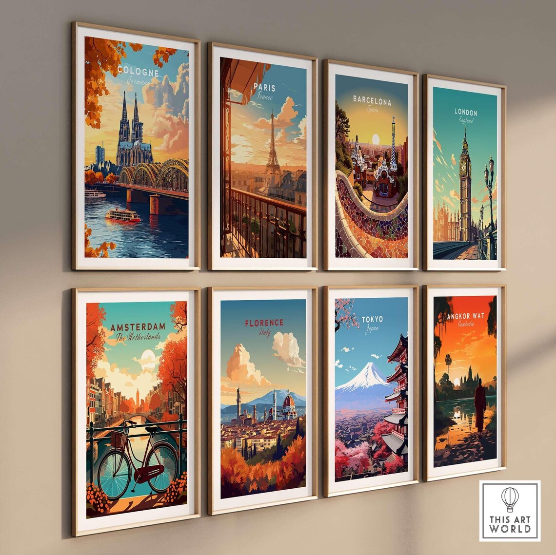Cologne Wall Hanging Home Decor Poster Print - Image 3