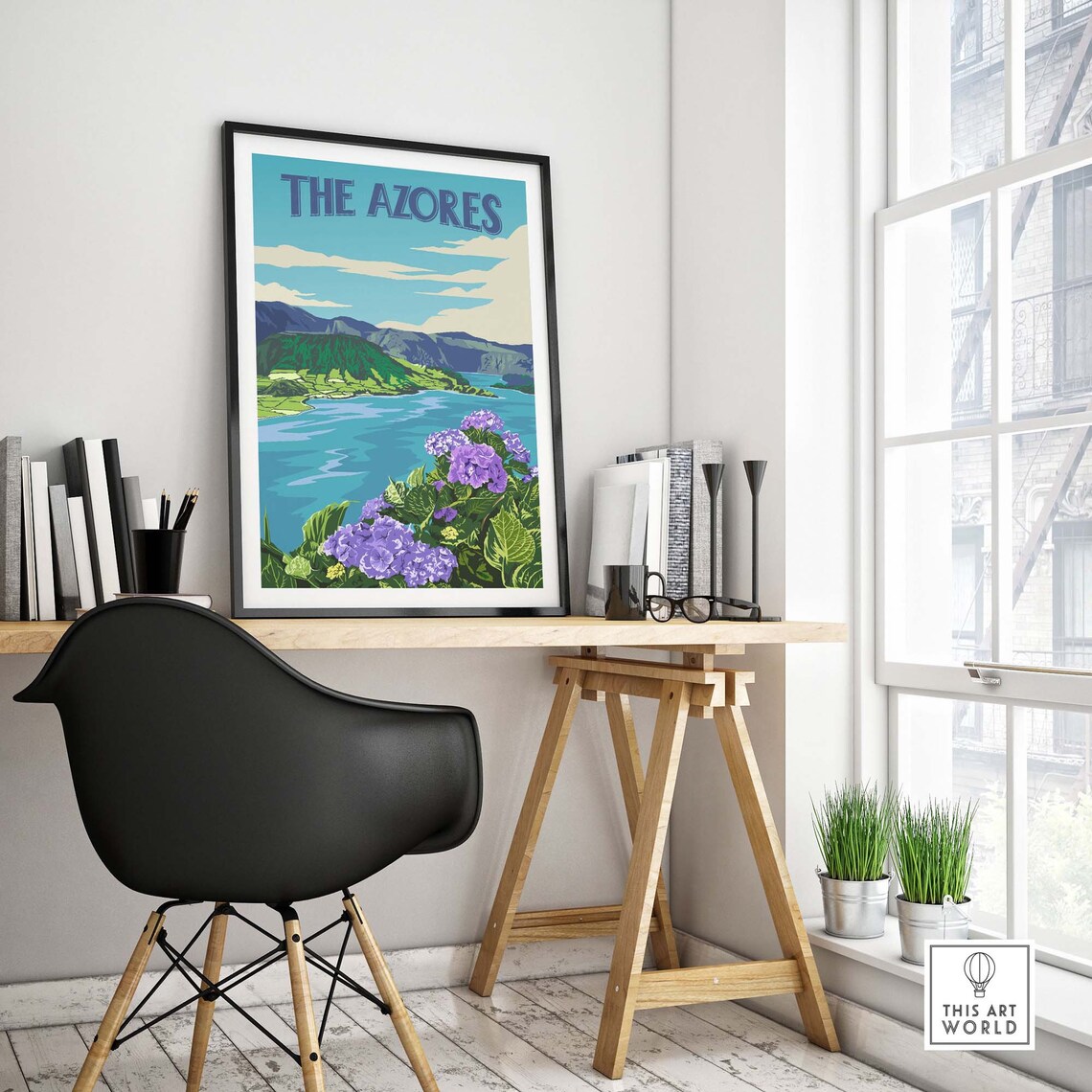 Azores Travel Poster, Portugal Travel Poster - Image 4