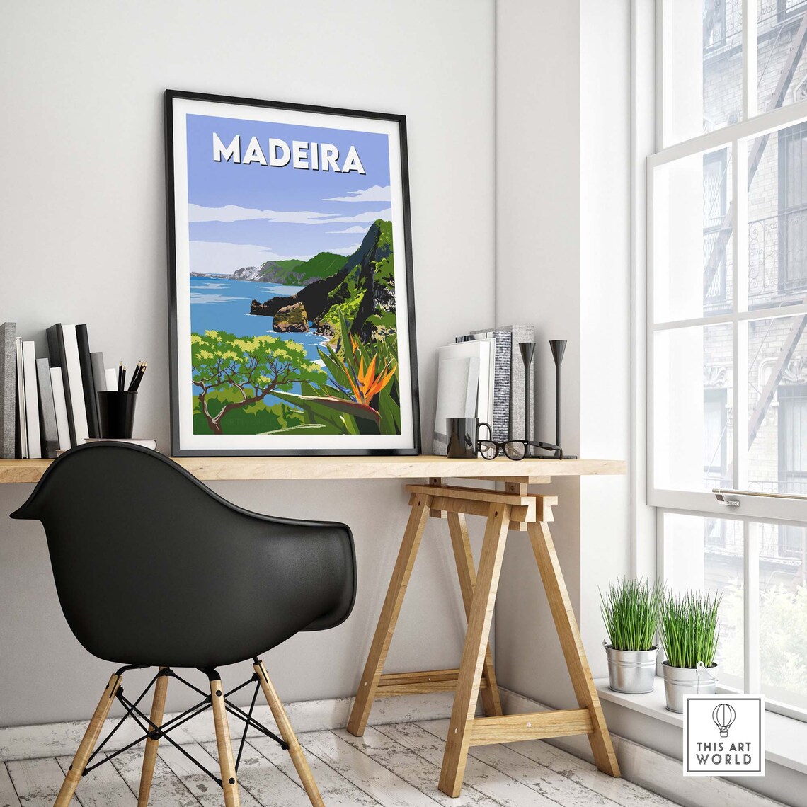 Madeira Travel Poster, Portugal Travel Poster - Image 4