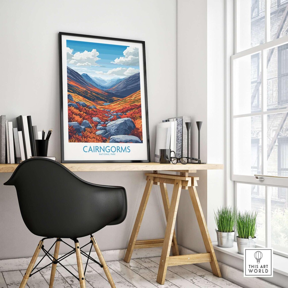 Cairngorms Art Print, Scotland Living Room Decor - Image 4