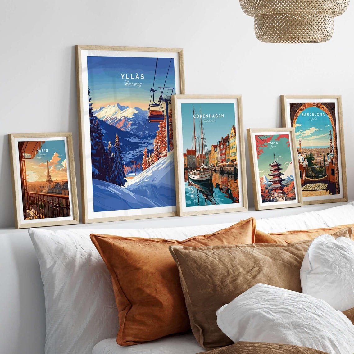 Ylls Ski Resort, Norway Winter Sports Art Print - Image 3