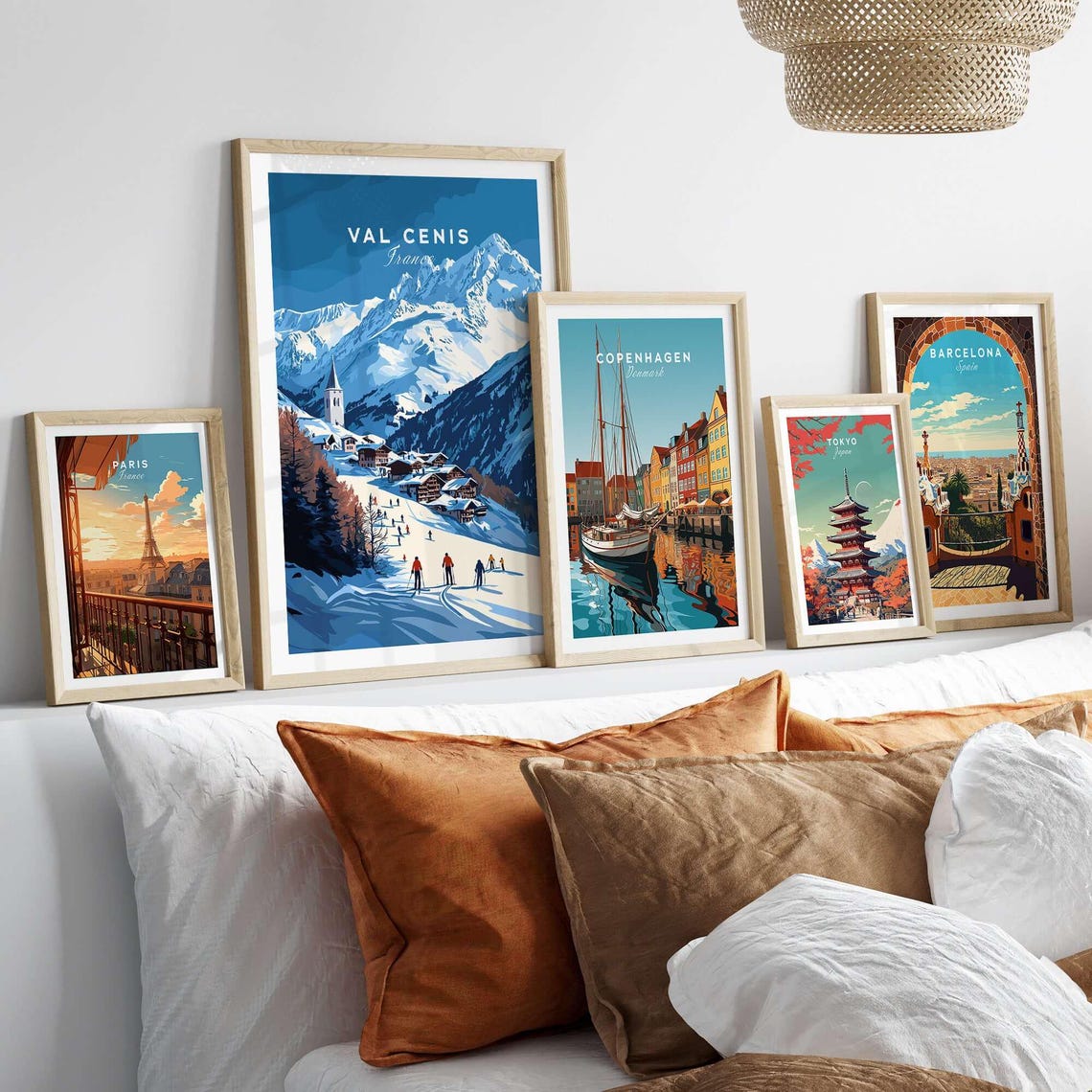 Val Cenis Travel Poster, Winter Sports Adventure - Image 3