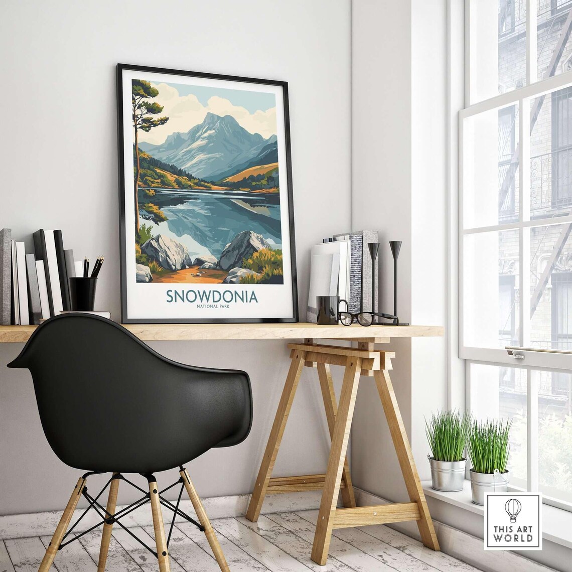 Snowdonia National Park - Vintage Travel Poster - Image 4