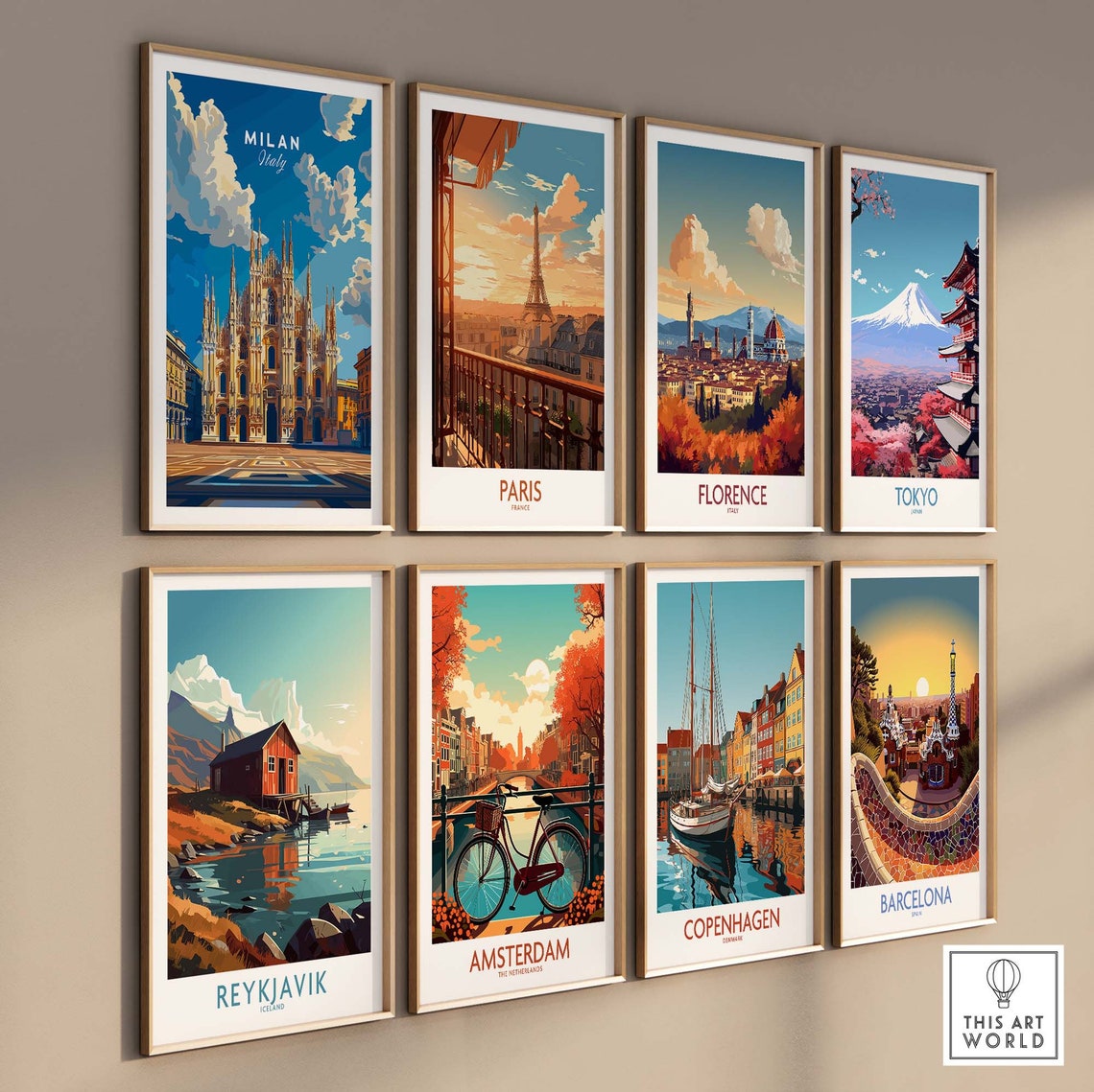 Milan Travel Poster, Italy Home Decor - Image 3
