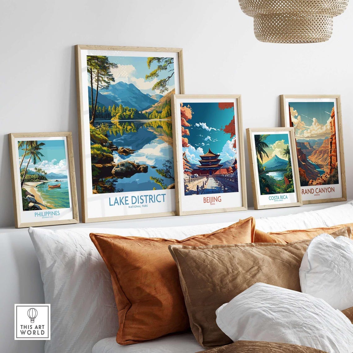 Lake District Travel Poster, Cumbria England - Image 3