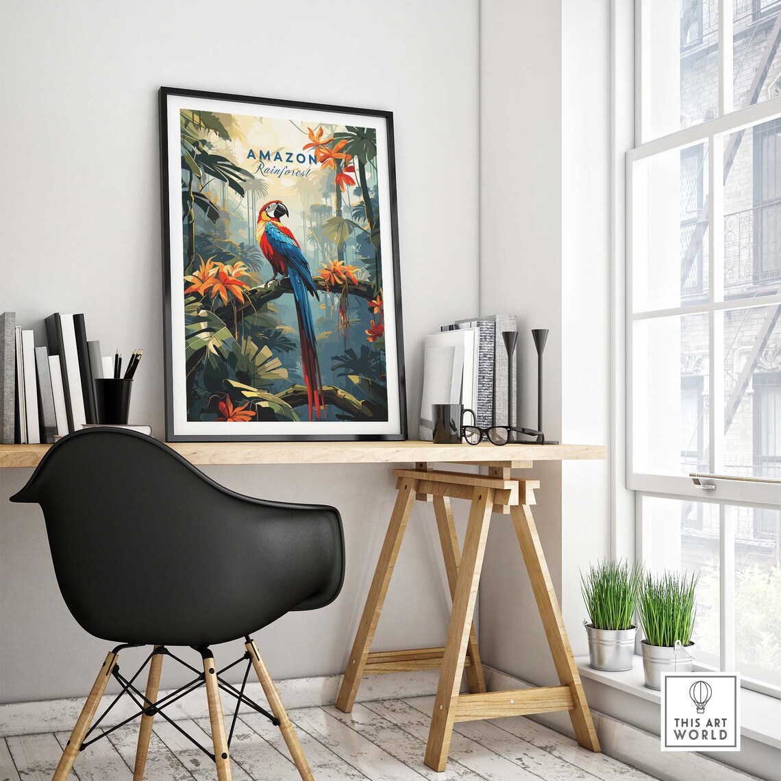 Amazon Rainforest Travel Poster, Travel Poster - Image 4