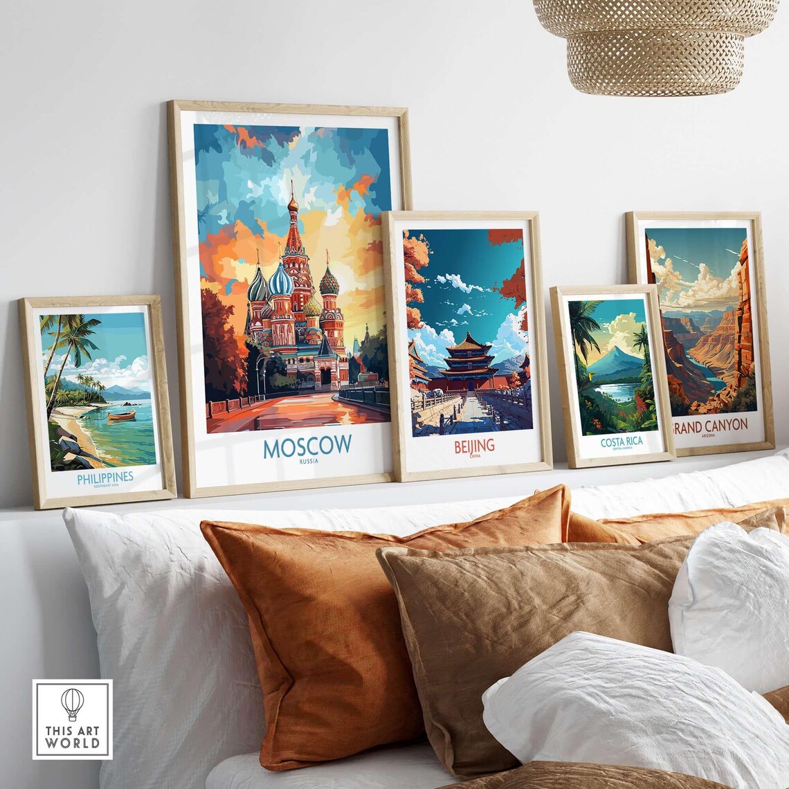 St Basils Cathedral, Moscow Travel Poster - Image 3