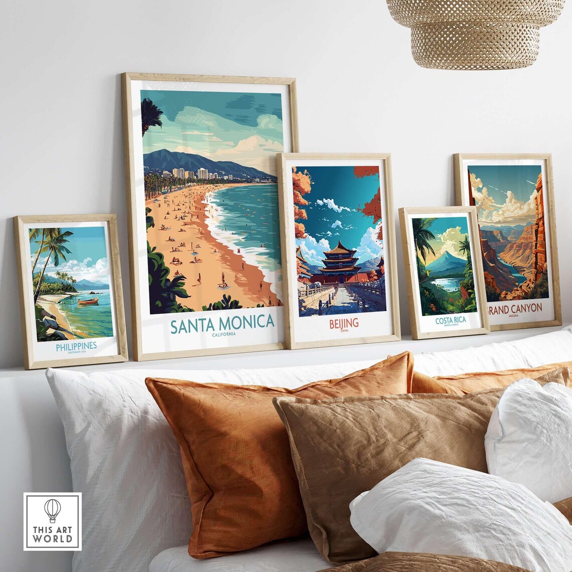 Santa Monica Pier Art Print, Coastal Memories - Image 3