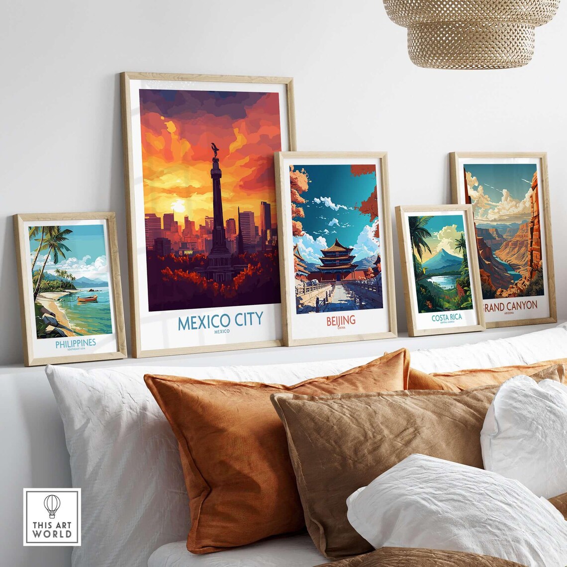 Mexico City Travel Poster, Office Wall Art - Image 3