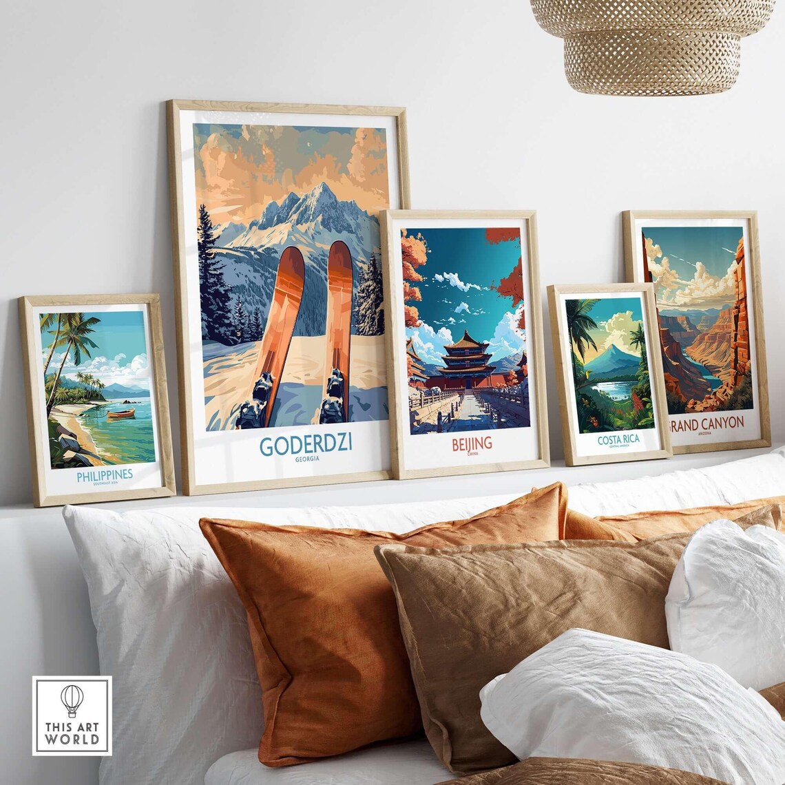 Goderdzi Ski Resort Travel Poster, Georgia - Image 3