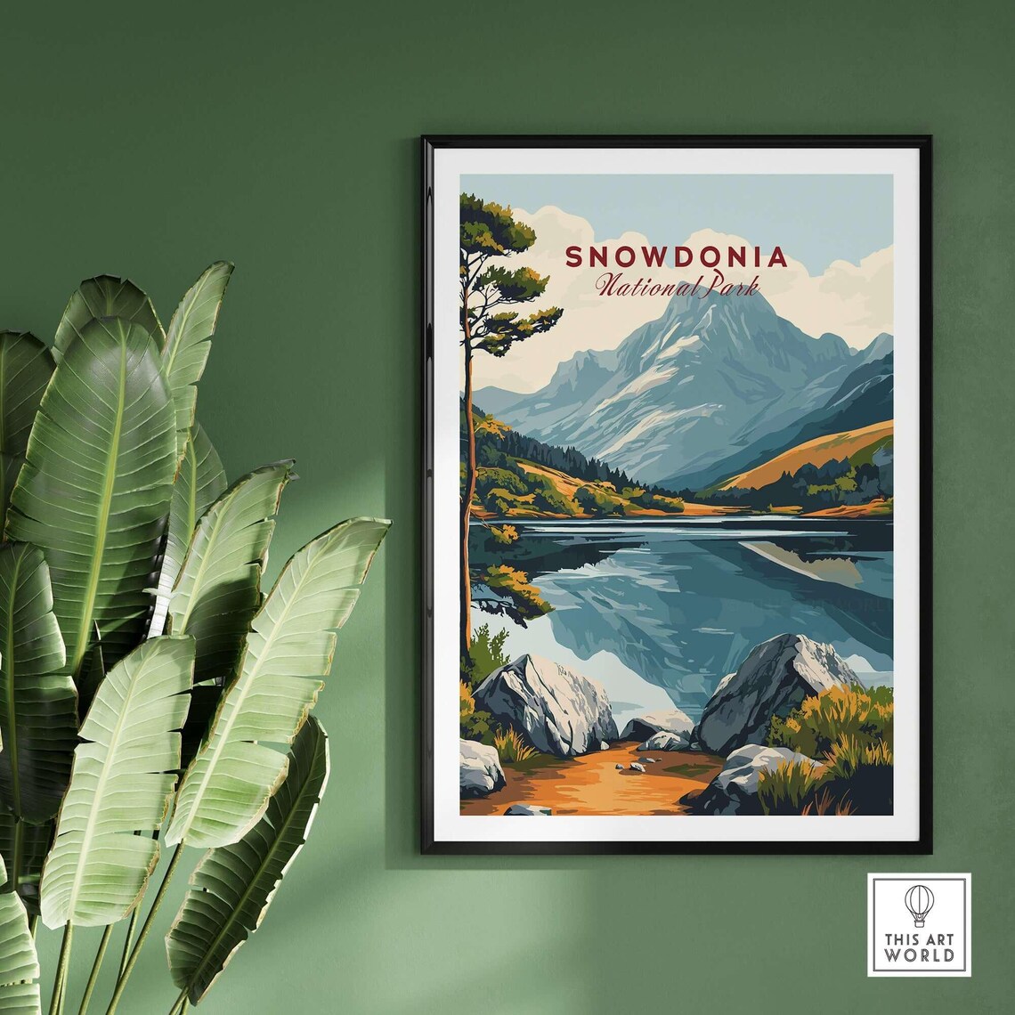 Snowdonia National Park - Vintage Travel Poster - Image 2