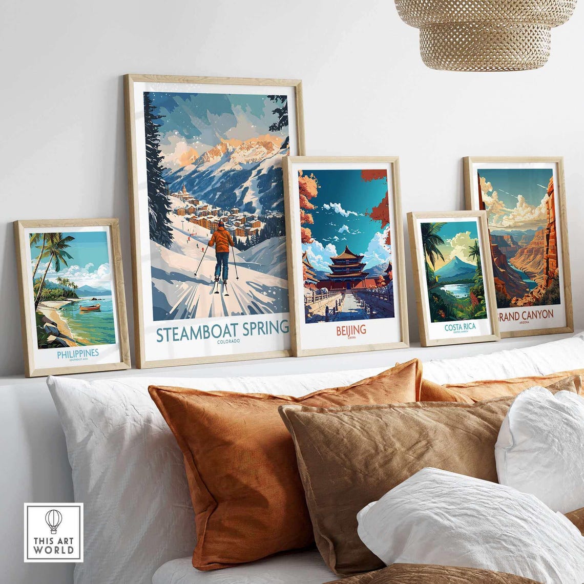 Steamboat Springs Colorado Ski Resort Poster - Image 3