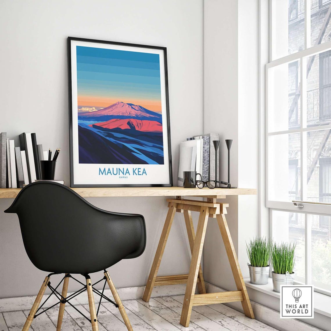 Mauna Kea, Hawaii Travel Poster - Image 4