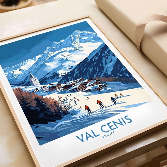 Val Cenis Ski Chalet - French Alps Mountainscape
