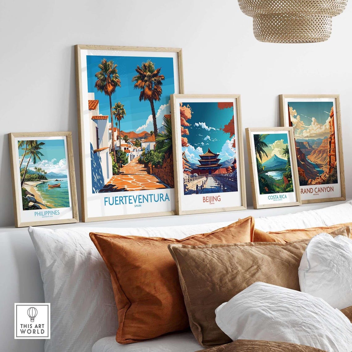 Fuerteventura Travel Poster, Canary Islands Spain - Image 3