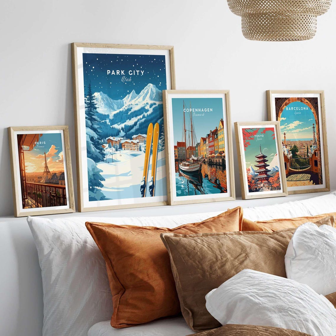 Park City Ski Lodge Art Print, Winter Sports Art - Image 3
