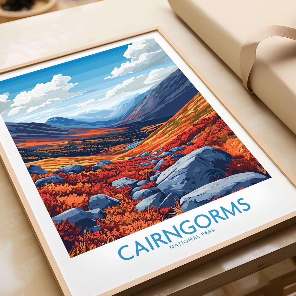 Cairngorms Art Print, Scotland Living Room Decor